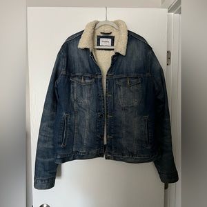 Goodfellows men’s Sherpa lined jean jacket